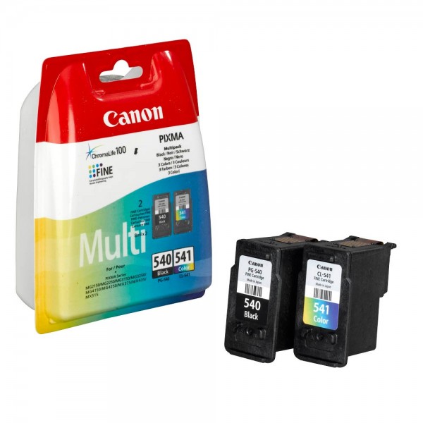Canon PG-540 / CL-541 / 5225B006 Tinten Multipack (1x Black / 1x Color)