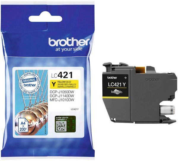 Brother LC-421Y Tinte Yellow
