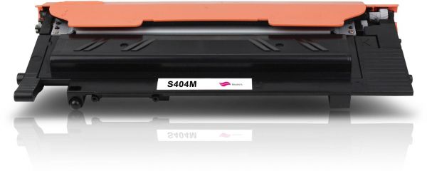 Frontalansicht des Samsung CLT-M404S kompatiblen Toners in Magenta