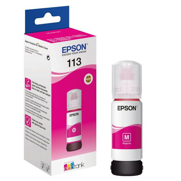 Epson 113 / C13T06B340 Nachfüll-Tinte Magenta 70 ml
