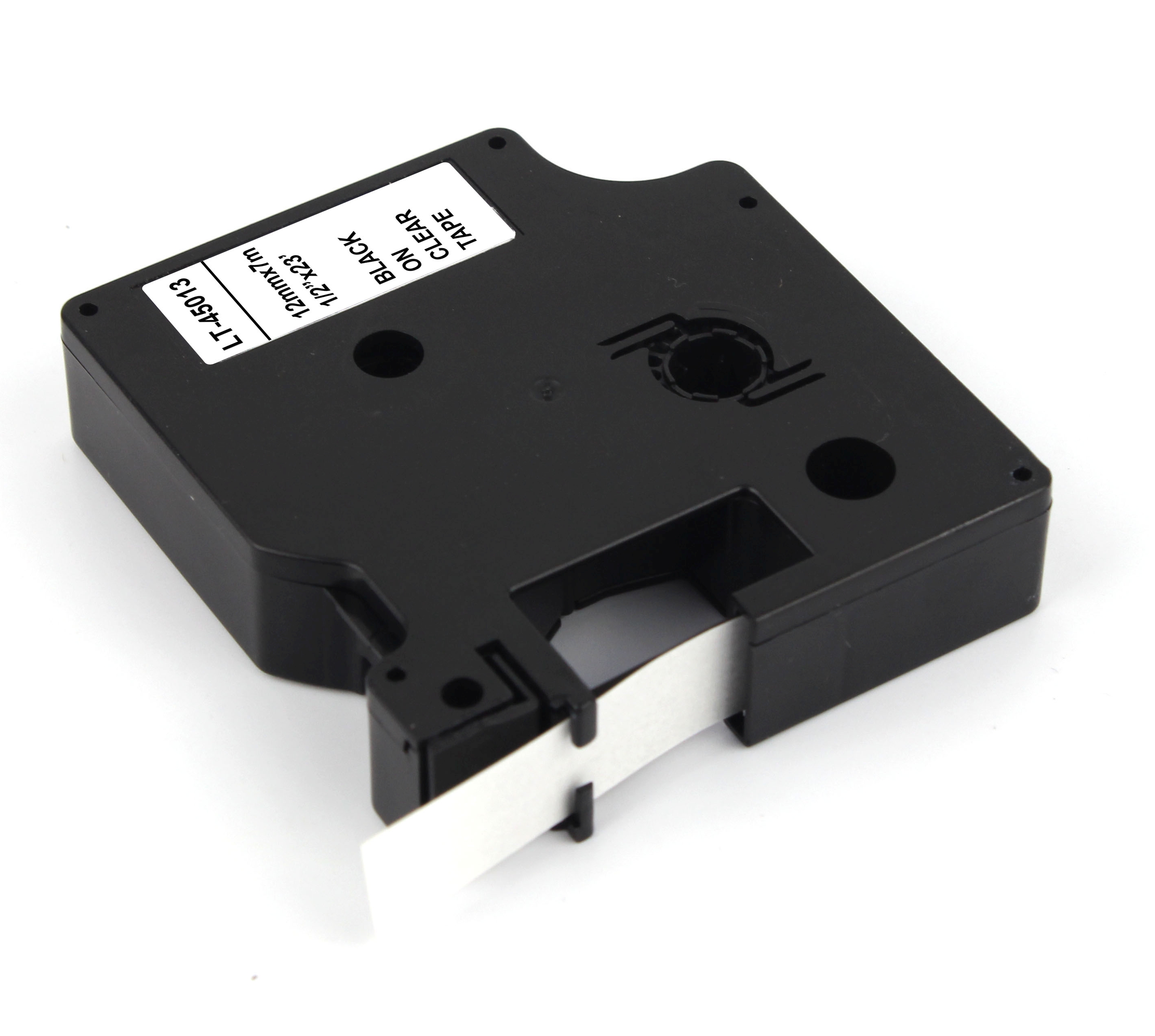 3 Kennzeichnungsband Kompatibel für Dymo D1 45013 S0720530 12mm Schwarz auf Weiß 