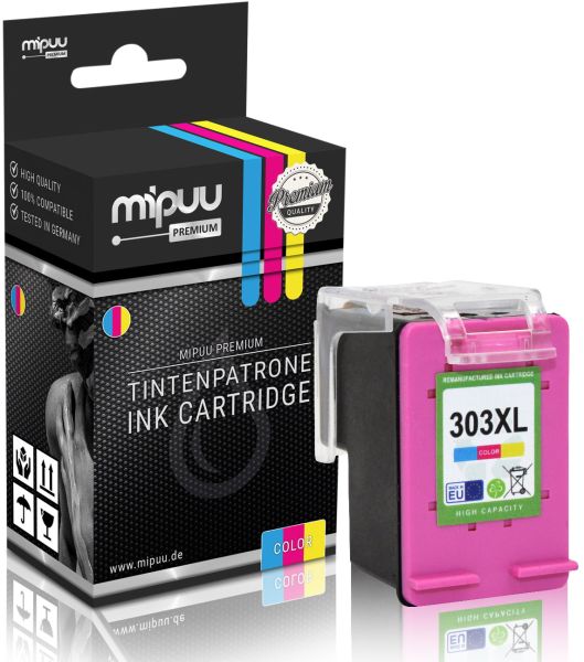 Mipuu Tinte ersetzt HP 303 XL / T6N03AE Color