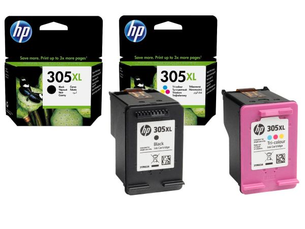 HP 305 XL / 6ZA94AE Tinten Multipack (1x Black / 1x Color)