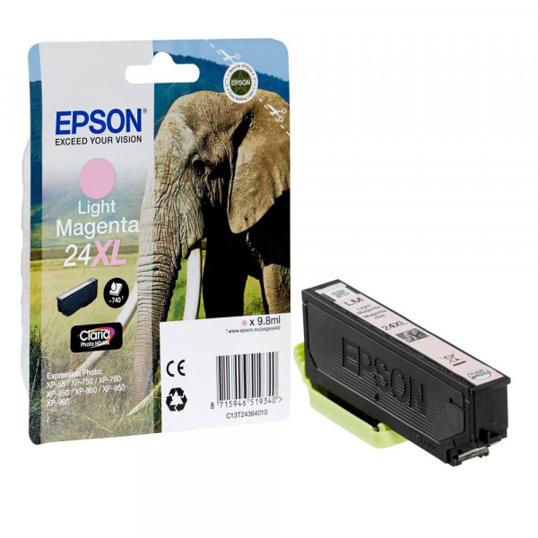 Epson 24 XL / C13T24364010 Tinte Light Magenta