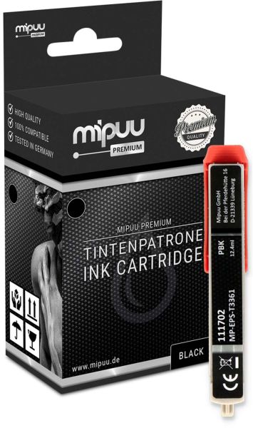 Mipuu Tinte ersetzt Epson 33 XL / C13T33614010 Photo-Black