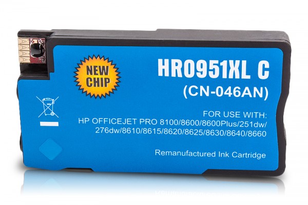 Kompatibel zu HP 951 XL / CN046AE Tinte Cyan