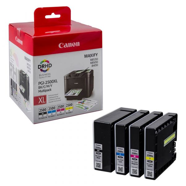 Canon PGI-2500 XL / 9254B004 Tinten Multipack CMYK (4er Set)