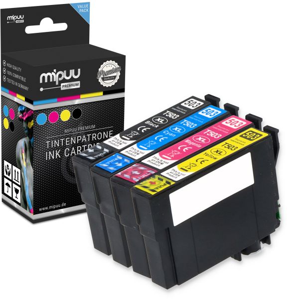 Kompatibel zu Epson 503 XL / C13T10H64010 Tinten Multipack CMYK (4er Set)
