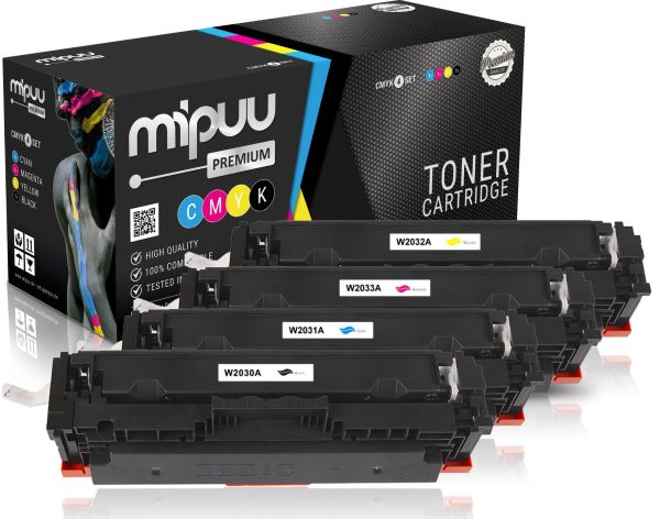 Kompatibel zu HP W2030A W2031A W2032A W2033A / 415A Toner Multipack CMYK (4er Set)