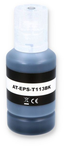Kompatibel zu Epson 113 / C13T06B140 Nachfüll-Tinte Black 140 ml