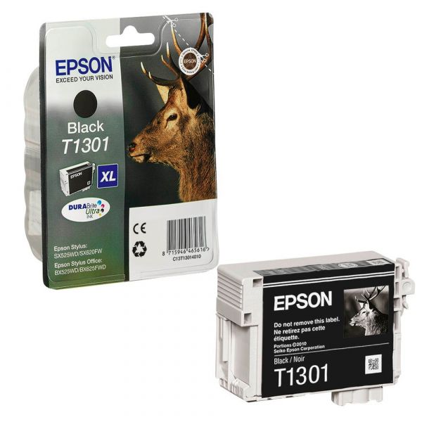 Epson T1301 XL / C13T13014012 Tinte Black