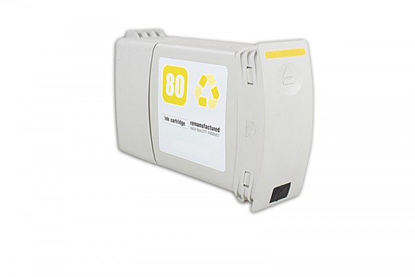 Kompatibel zu HP 80 / C4848A Tinte Yellow