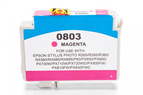 Kompatibel zu Epson T0803 / C13T08034010 Tinte Magenta