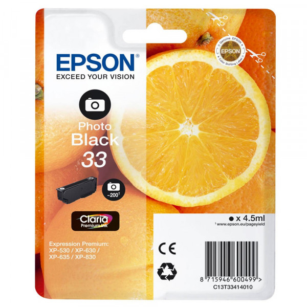 Epson 33 / C13T33414012 Photo-Black