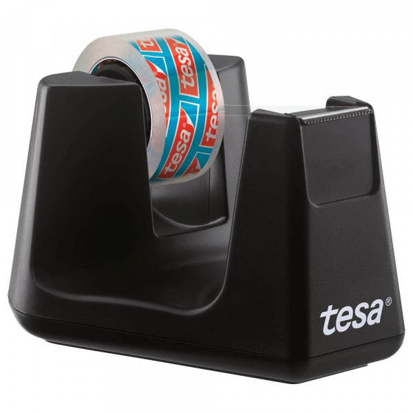 Tesa Tischabroller easy cut smart schwarz (inkl. 10 m x 15 mm tesafilm)