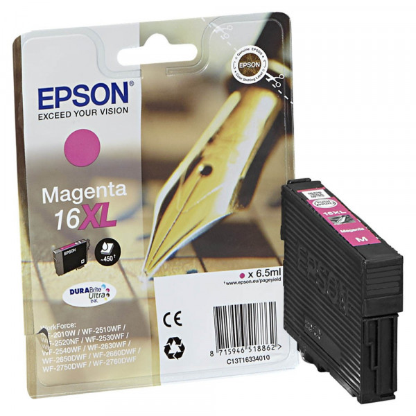 Epson 16 XL / C13T16334012 Tinte Magenta