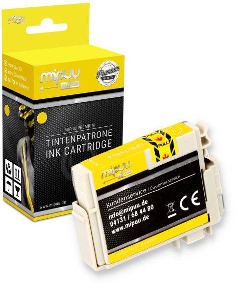 Mipuu Tinte ersetzt Epson 18 XL / C13T18144010 Yellow