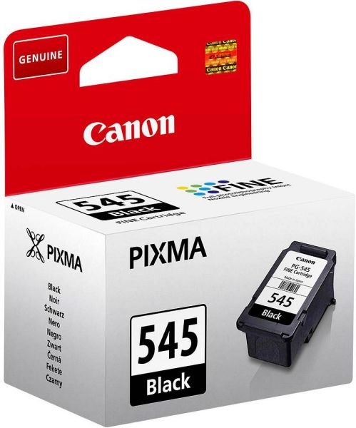 Verpackung der Canon PG-545 Druckerpatrone in schwarz