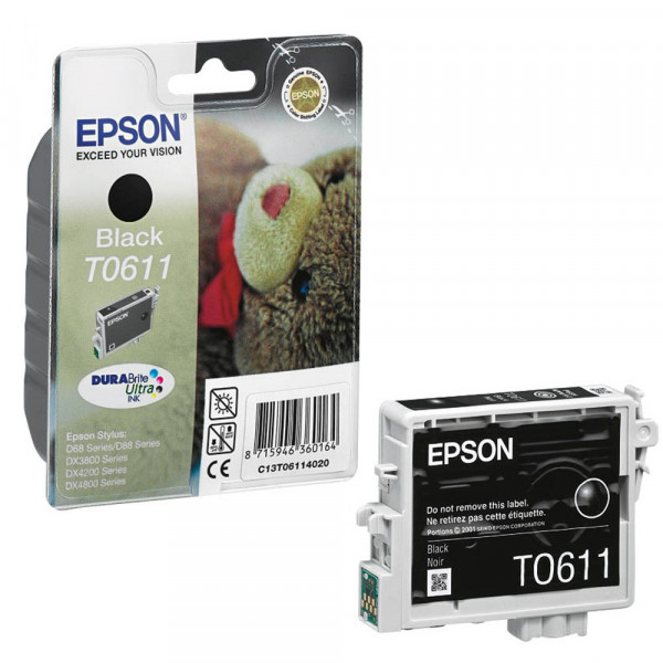 Epson T0611 / C13T06114010 Tinte Black