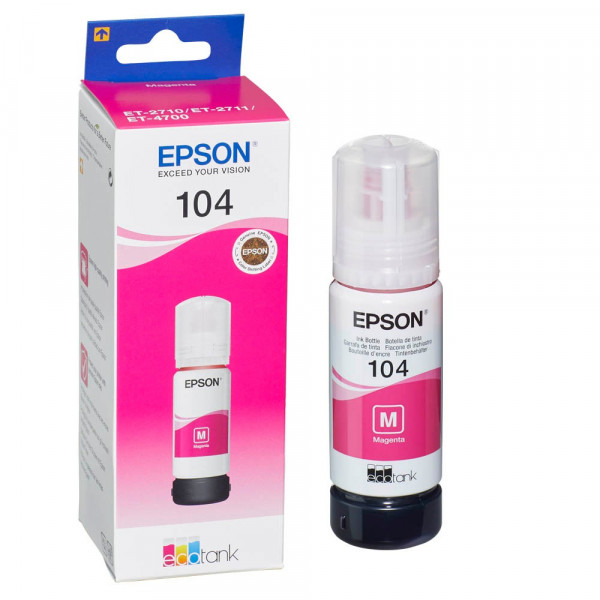 Epson 104 / C13T00P340 Nachfüll-Tinte Magenta 65 ml