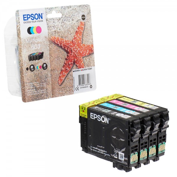 Epson 603 / C13T03U64010 Tinten Multipack CMYK (4er Set)