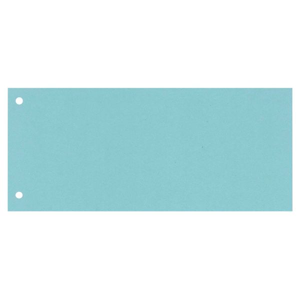 Wekra Trennstreifen Karton 2-fach-Lochung blau (100er Pack)