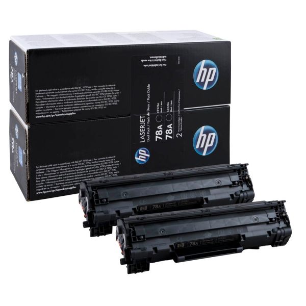 HP CE278AD / 78A Toner Black (2er Pack)